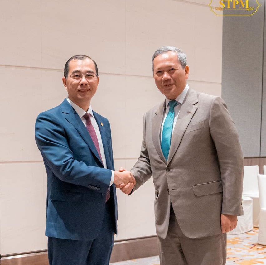 中国能建国际总裁乔旭斌。