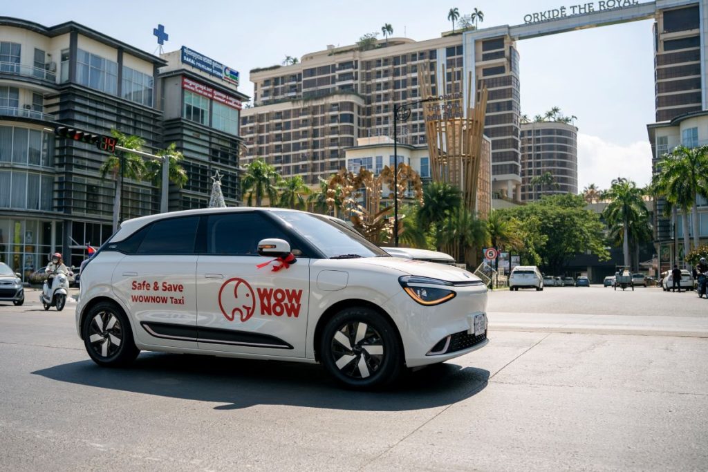 柬埔寨WOWNOW电动网约车