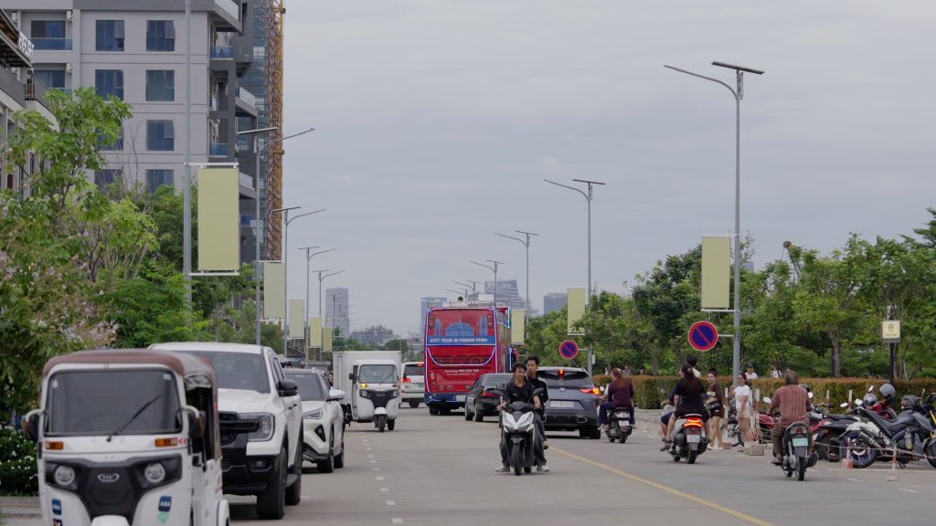 金边金银岛道路车辆