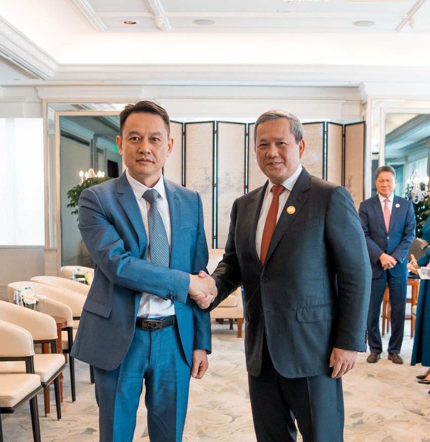 洪玛耐会见上海汉唐航运董事长