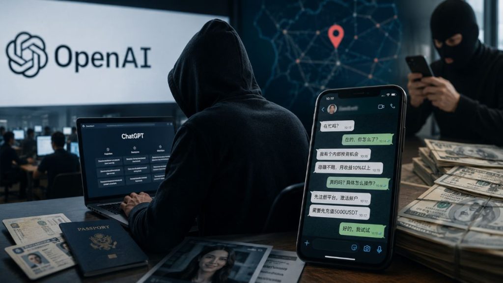 OpenAI：柬埔寨诈骗集团利用ChatGPT实施电诈