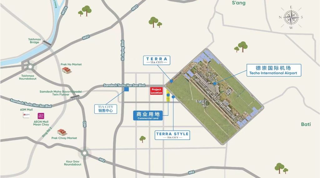 TIA CITY 项目规划地图