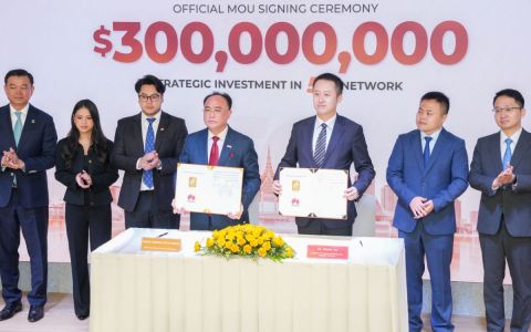 Cellcard与华为签署备忘录，拟投资3亿美元升级网络