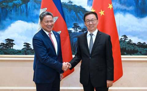中方支持柬埔寨重点项目，鼓励福建企业赴柬投资