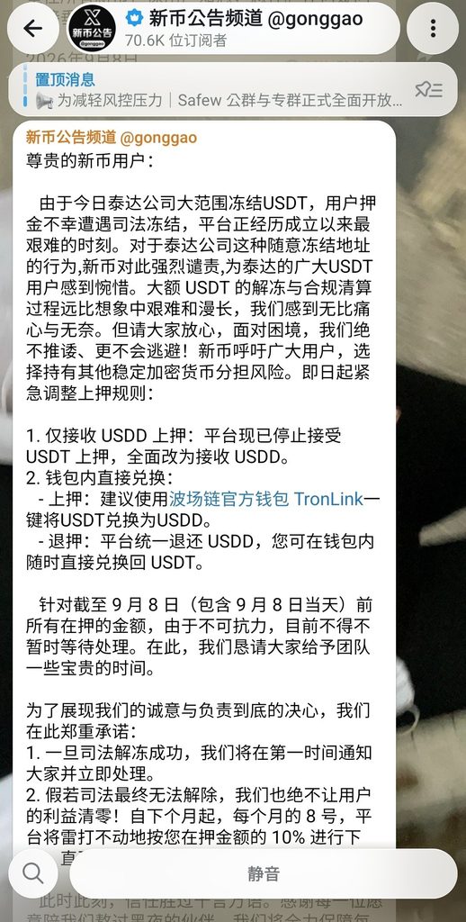 美国制裁新币担保，涉超240亿美元交易