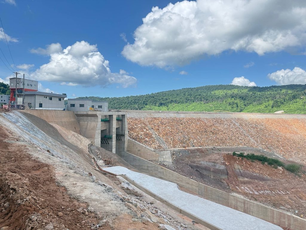 柬埔寨80MW水电站建设