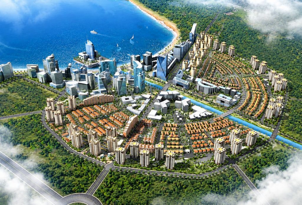 Camko City早期总体规划效果图